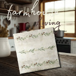 Azeitona e ramos Florais Flores Russos<br><div class="desc">Glândulas de aquarelas russas. Flores de oliveira neste padrão misto. Combine e combine com outros azulejos para criar o seu aspecto perfeito. 100% de satisfação do cliente com o "Zazzle" todos os dias.</div>