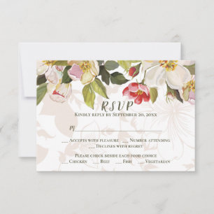 Azeitona Verde Rosa Magnolia Flores Casadas RSVP