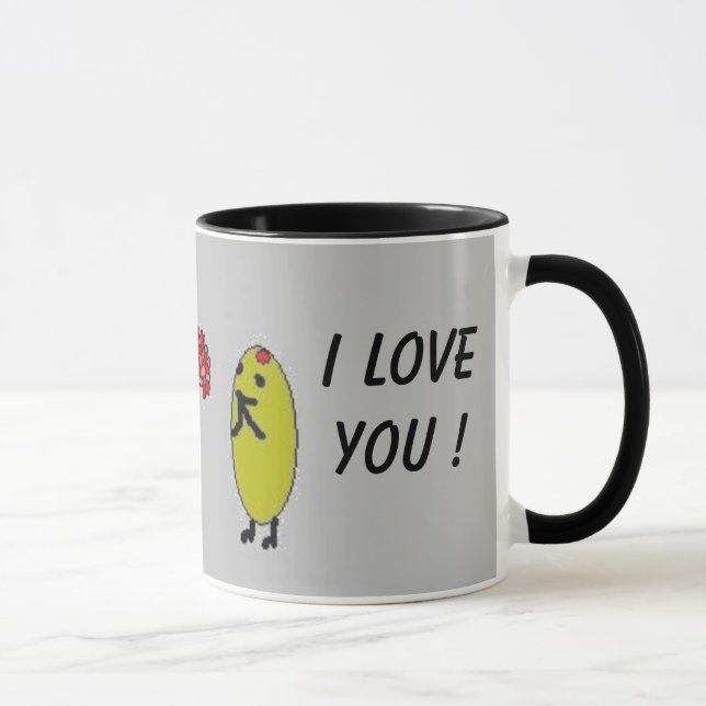 AZEITONA VOCÊ - azeitonas no amor - caneca (Direita)