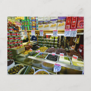 Azeitonas e Queijo no cartão postal da Arthur Aven