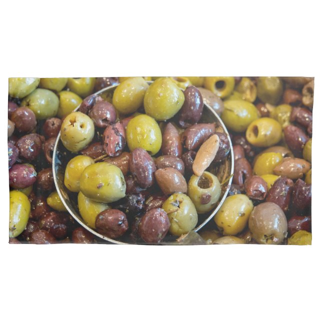 Azeitonas negras e verdes assadas (Frente-Esquerda)
