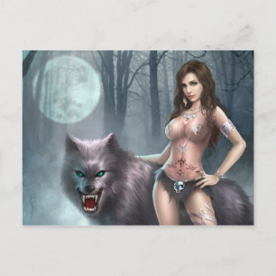 Azmodeus Lycan Queen, Cartão postal