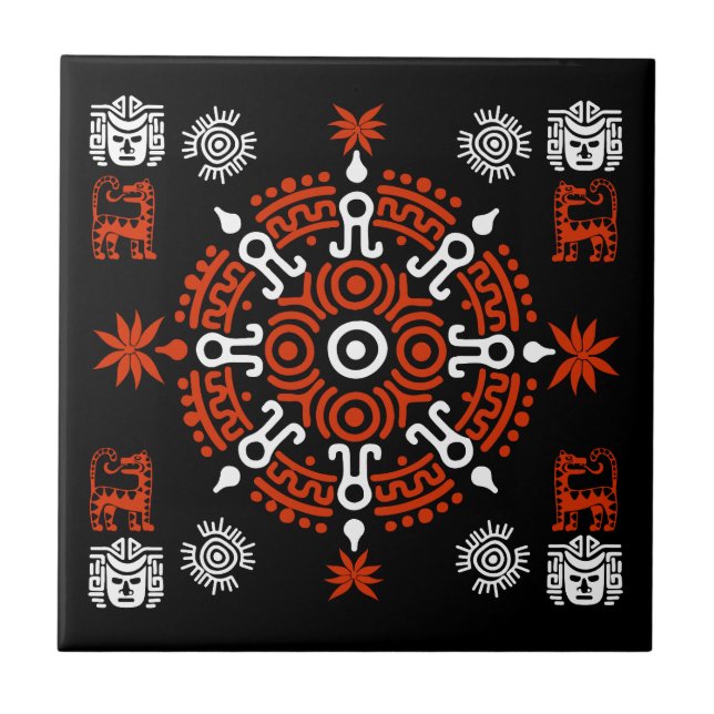 Aztec Art Home Decor Mexicano (Frente)