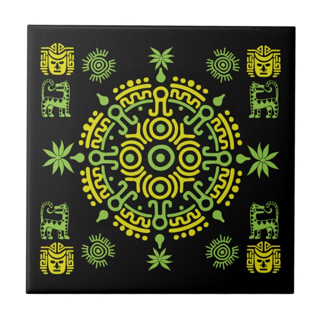 Aztec Art Home Decor Mexicano (Frente)