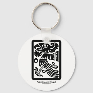 Aztec Cuauhtli - Chaveiro de águia (Preto)
