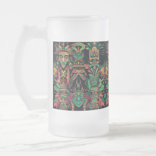 "Aztec Dream" Azul congelado, 473 ml de caneca de 