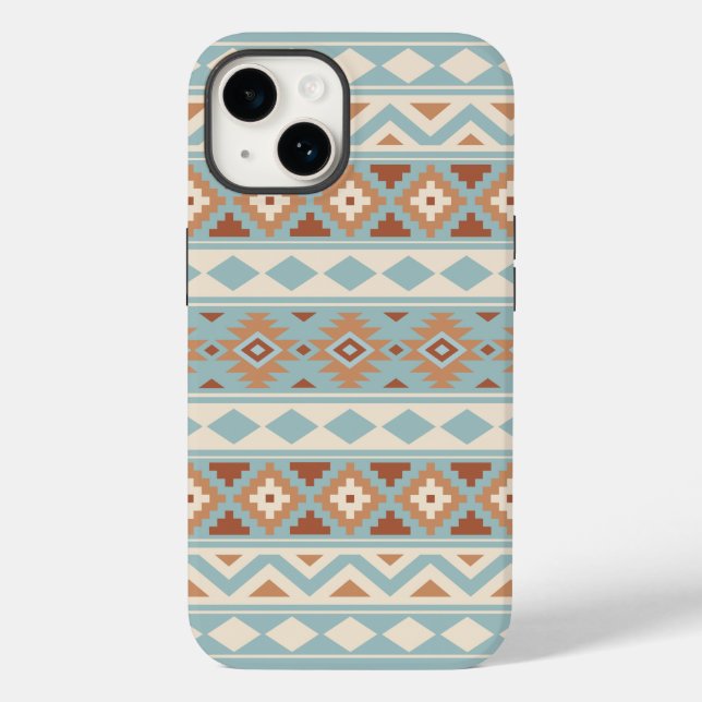 Aztec Essência Ptn IIIb Blue Cream Terracottas (Verso)