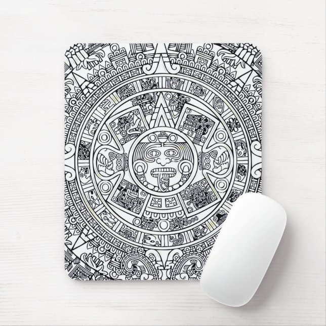 AZTEC OU MEXICA - Mouse Pad mexicano (Com mouse)