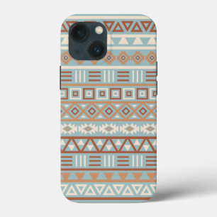Aztec Padrão de Influência Azul Cream Terracottas