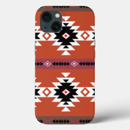 Aztec Padrão Geométrico Colorido