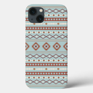Aztec Padrões de Motif Mistos Rastreamento Azul