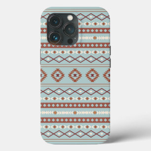 Aztec Padrões de Motif Mistos Rastreamento Azul