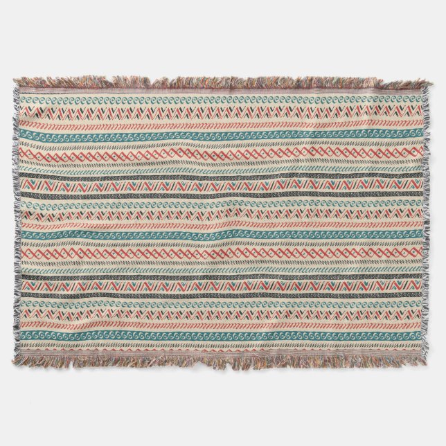 Aztec Pattern lança cobertores (Frente)