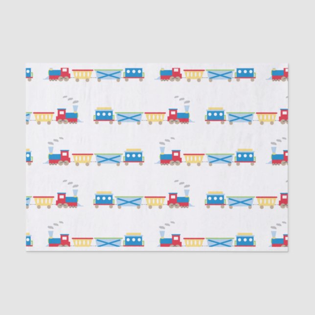 Azuis do lenço de papel do trem (Frente )