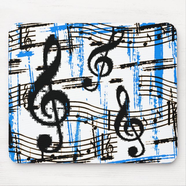 Azuis Mousepad da música (Frente)