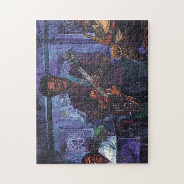 Azuis no quebra-cabeça de Lou (Vertical)