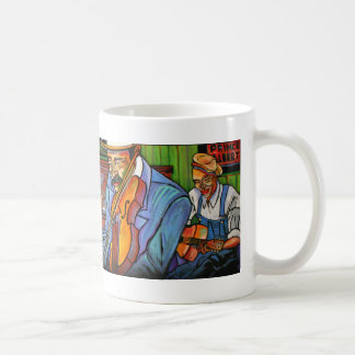 Azuis visuais: Caneca de café