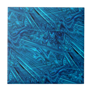 Azul Abalone Paua Fractal Mãe Pérola