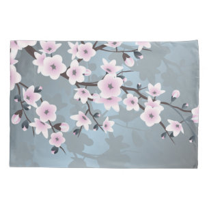 Azul-acinzentado-rosado-rosado-esmalte-cereja Flor