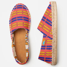 Azul Amarelo Dashes Afridrilles Espadrilles