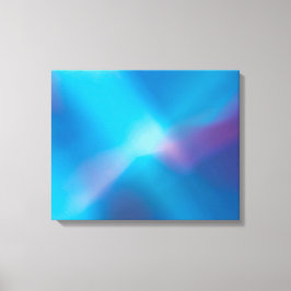 Azul Aqua Violeta Brilhante Luz #1 Canvas