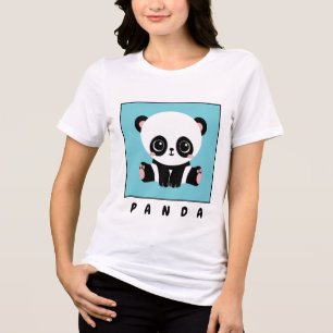 Azul-Azul-bolha Personalizada de Panda Cuta Monogr