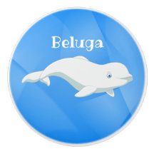 Azul Baleia Beluga Personalizado, Oceano Ártico Br