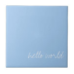 Azul-bebê personalizado<br><div class="desc">O azul-bebê é uma cor pálida do azure,  uma das cores pastel. O primeiro uso gravado de azul bebê como nome em inglês foi em 1892.</div>