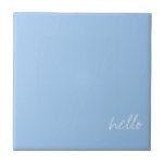 Azul-bebê personalizado<br><div class="desc">O azul-bebê é uma cor pálida do azure,  uma das cores pastel. O primeiro uso gravado de azul bebê como nome em inglês foi em 1892.</div>
