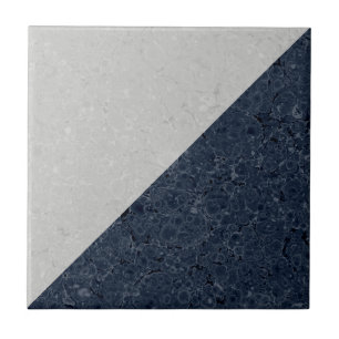 Azul branco e escuro