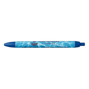 Azul Caneta da empresa de serviços de piscina Água de