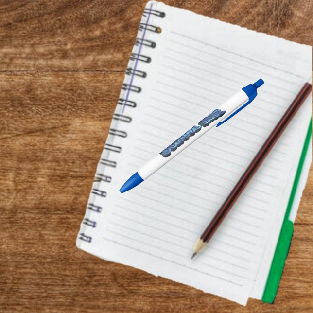 Azul Caneta da Escola Bluz-3DII (It's nice to have your own customized pen-makes writing more fun!)