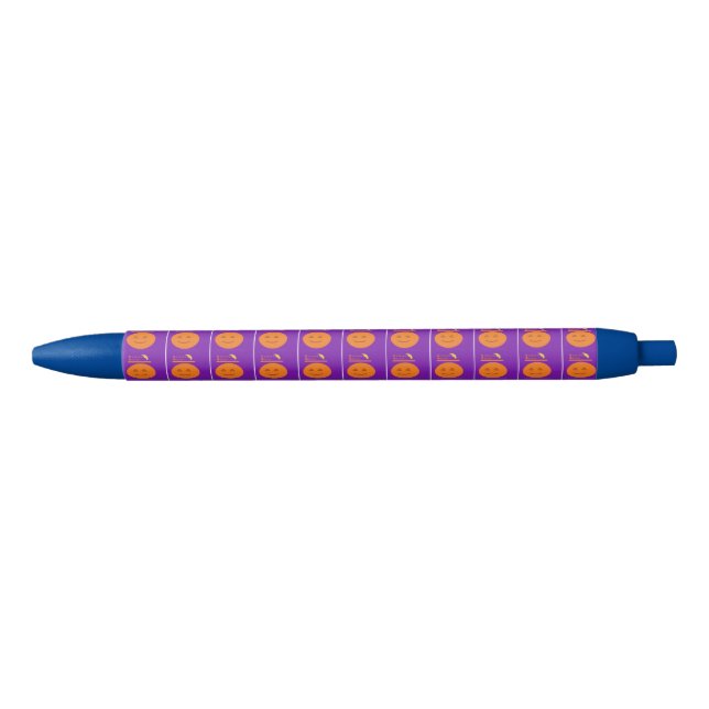 Azul Caneta de Abóbora Design (Frente)