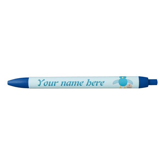 Azul Caneta de Pintinho Blue Birthday Boy (Frente)