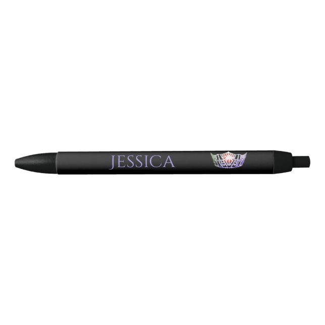 Azul Caneta de Tinta Personalizada do Multi Silver Crow (Frente)