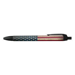 Azul Caneta de tinta preta da bandeira americana