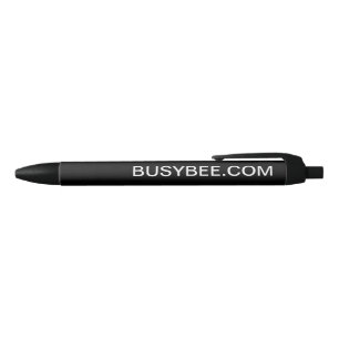 Azul Caneta Empresarial Personalizada - Busybee Design