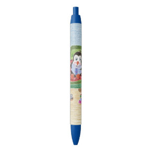 Azul Caneta feita sob encomenda do pinguim esperto da
