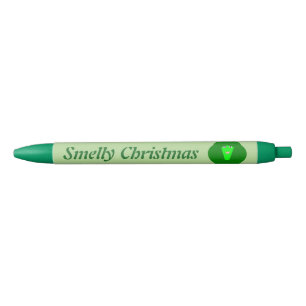 Azul Caneta Personalizada de couve de Bruxelas de Natal