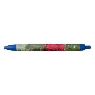 Azul Caneta Rosa vermelha