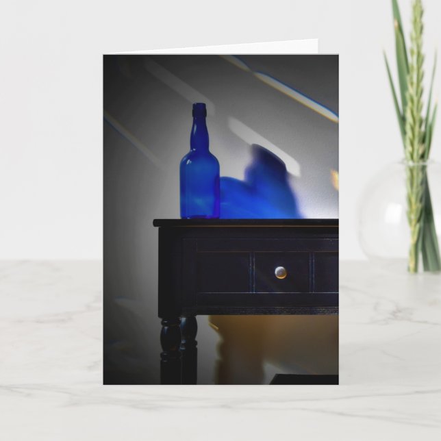 Azul, cartão (Frente)