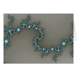 Azul - Cartão Fractal