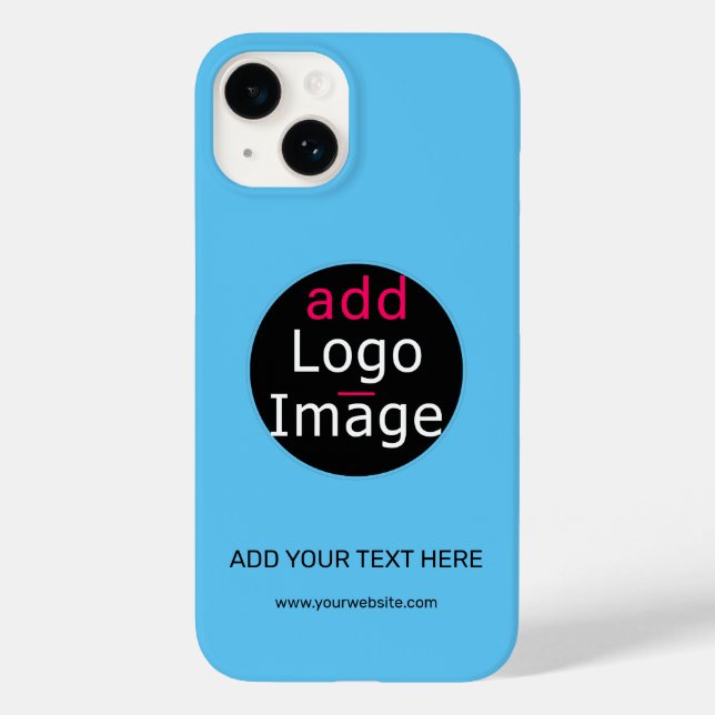 Azul-céu comercial personalizável profissional mod (Verso)