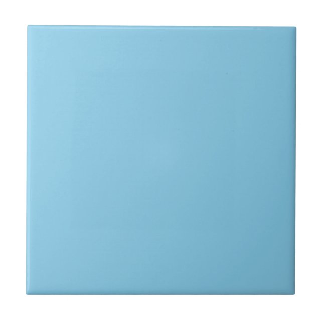 Azul céu cor sólida (Frente)