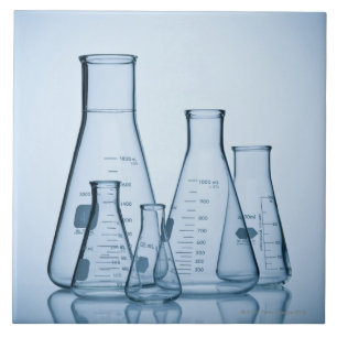 Azul científico dos produtos vidreiros