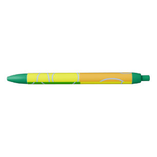 Azul Círculos Retro Diversos Loops Caneta Verde Amarelo