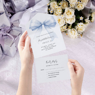 Azul-claro-arco Sweet 16 rsvp