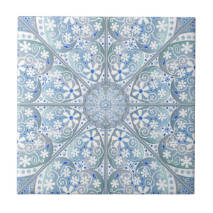Azul claro-azulado cerâmico
