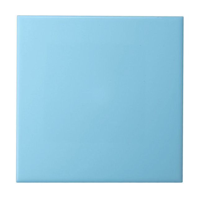 Azul claro cor sólida (Frente)