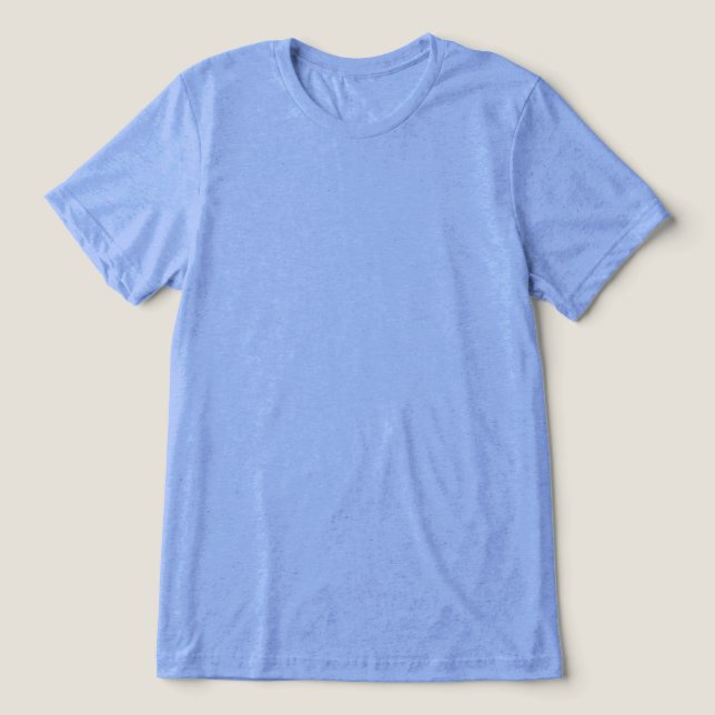 Azul Claro Simples Sem Nada na Frente (Design frontal)